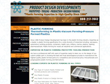 Tablet Screenshot of pddplasticforming.com